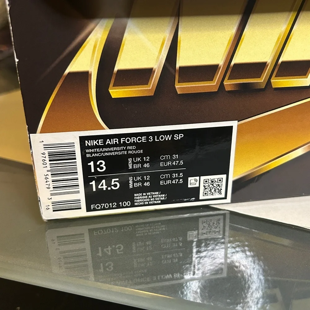 Size 13 - Nigo x Nike Air Force 3 SP Low